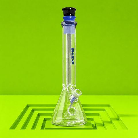 Glass Beaker Base Waterpipe With Lighter Holster and Ice Catcher 36cm | Shisha Glass