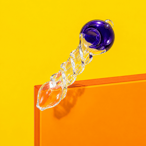 Glass Cyclone Spoon Smoking Pipe 9.5cm | Shisha Glass