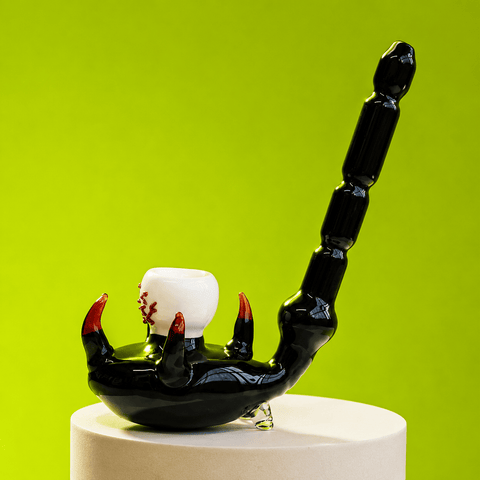 Glass Demon Eye Smoking Pipe 21cm | Shisha Glass