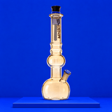 Glass Double Round Base Waterpipe 27cm | Shisha Glass