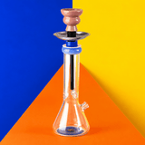 Glass Rage Spiral Pattern Bottom Beaker Base Waterpipe With Ice Catcher 25cm | Shisha Glass