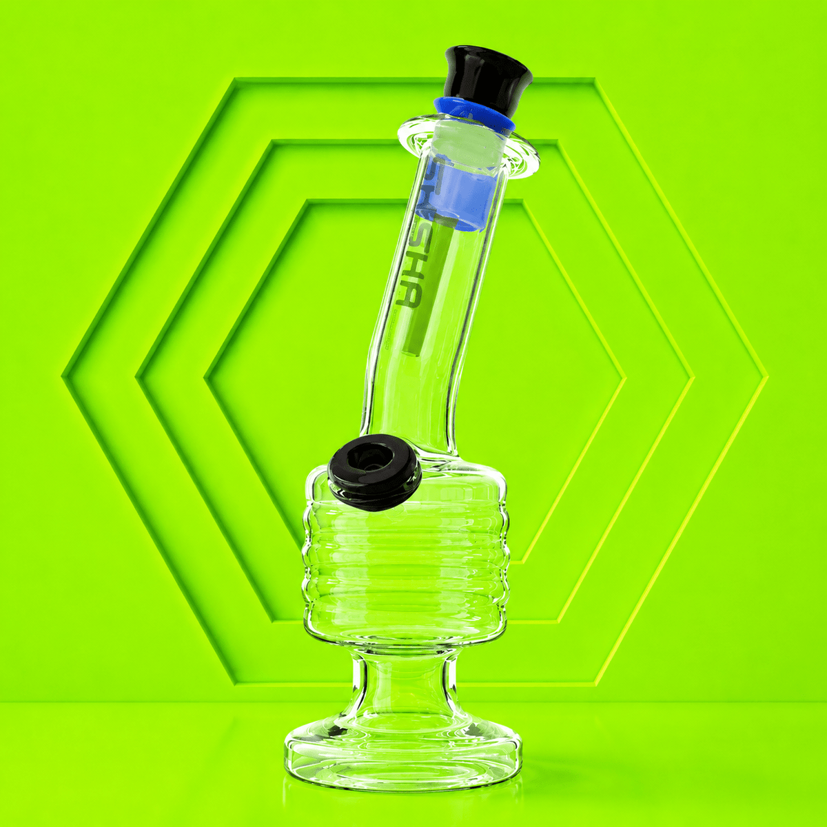 Glass Round Base Barrel Mini Waterpipe 12.5cm | Shisha Glass