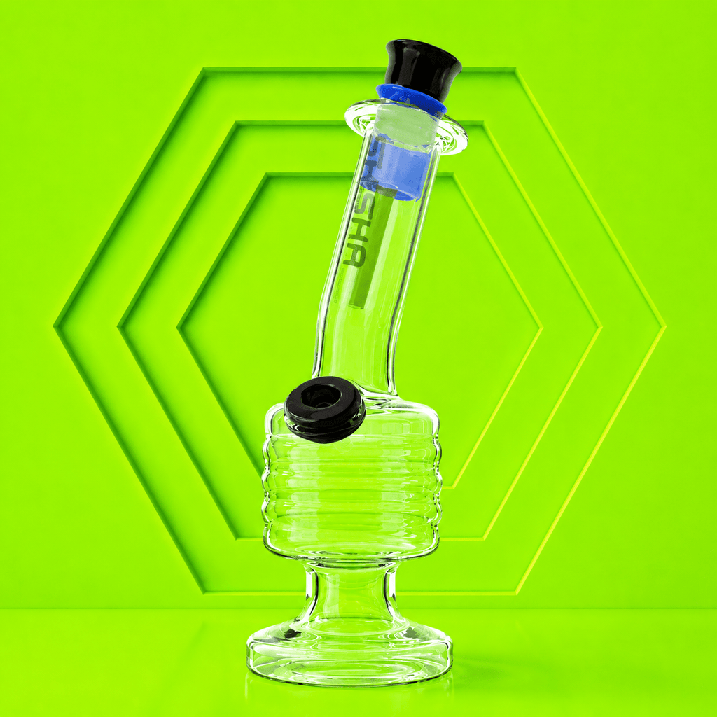Glass Round Base Barrel Mini Waterpipe 12.5cm | Shisha Glass