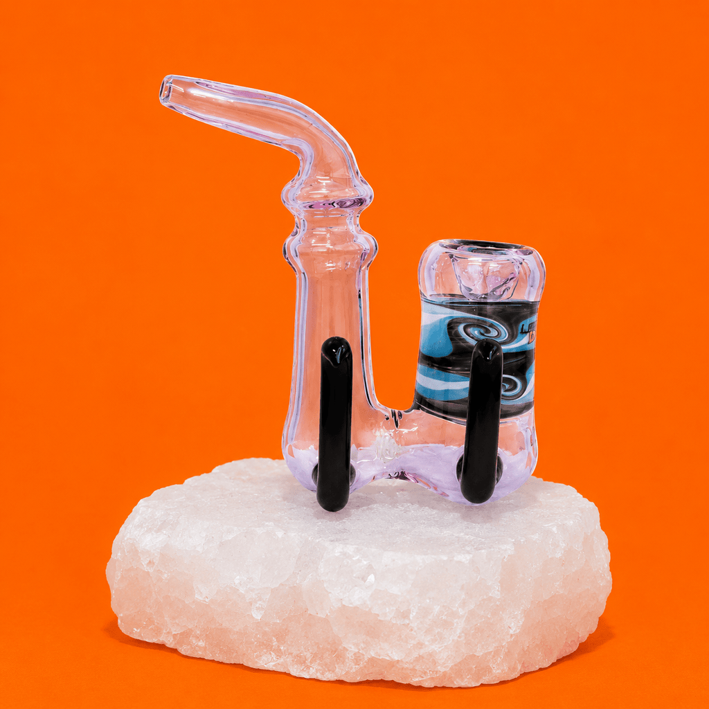 Glass Sherlock Smoking Pipe with hooks 12cm | Shisha Glass
