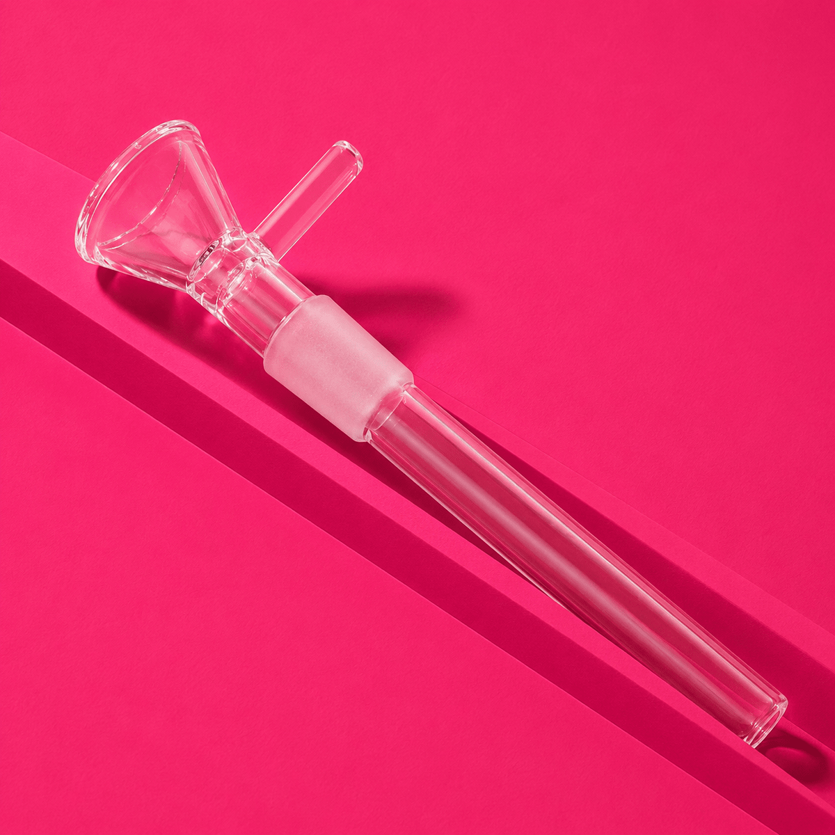 Glass Shisha Stem with Glass Bowl and Handle | Shisha Glass