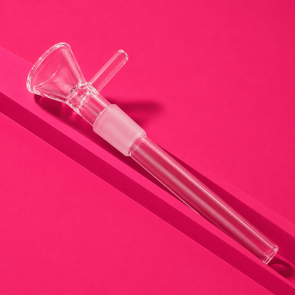 Glass Shisha Stem with Glass Bowl and Handle | Shisha Glass