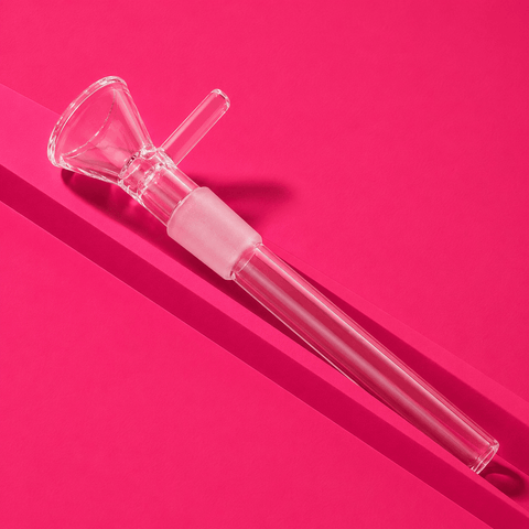 Glass Shisha Stem with Glass Bowl and Handle | Shisha Glass