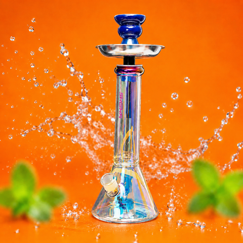 Glass Sky Beaker Base Waterpipe With Percolator 30cm | Shisha Glass