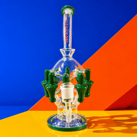 Glass Waterpipe T-450GB 33cm | Shisha Glass