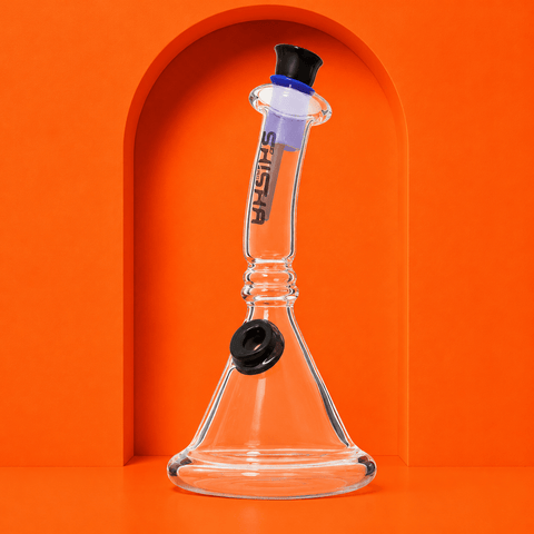 Glass Wide Beaker Base Mini Waterpipe 12cm | Shisha Glass