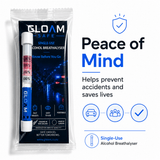 Gloam Single Use Breathalyser 1pc | Shisha Glass