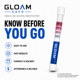 Gloam Single Use Breathalyser 1pc | Shisha Glass
