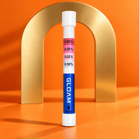 Gloam Single Use Breathalyser 1pc | Shisha Glass