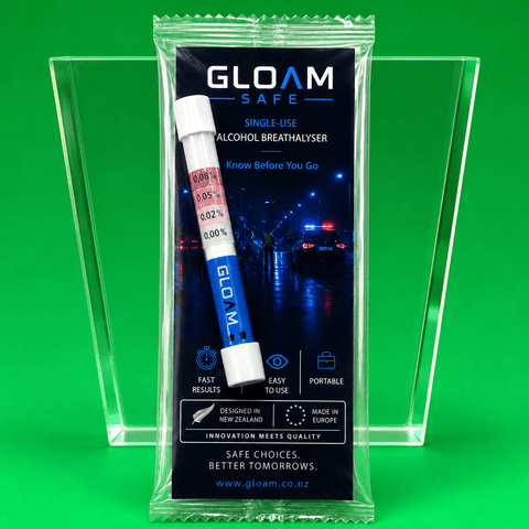 Gloam Single Use Breathalyser 1pc | Shisha Glass