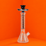 Glowing In Dark Star Beaker Base Glass Waterpipe 36cm | Shisha Glass