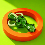 Green Beetle Spoon Smoking Pipe 13cm | Shisha Glass