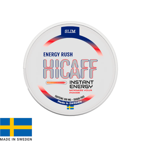 HICAFF Energy Rush Caffeine Pouch 100mg | Shisha Glass