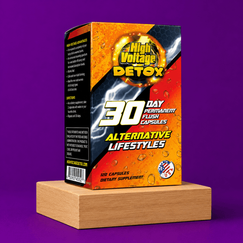 High Voltage Detox 30-Day Permanent Flush Capsules | Shisha Glass