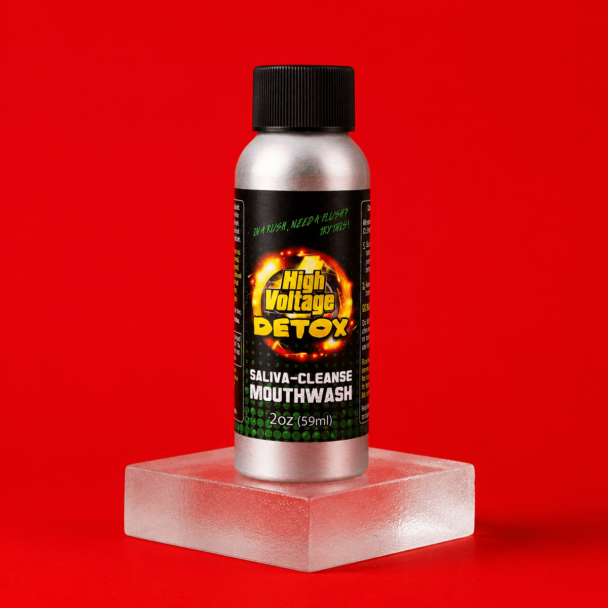 High Voltage Detox Saliva-Cleanse Mouthwash | Shisha Glass