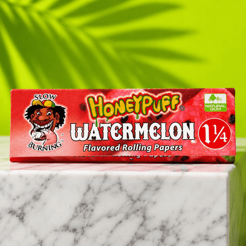 Honey Puff Extra Flavored Rolling Paper 1 1/4 - Watermelon | Shisha Glass