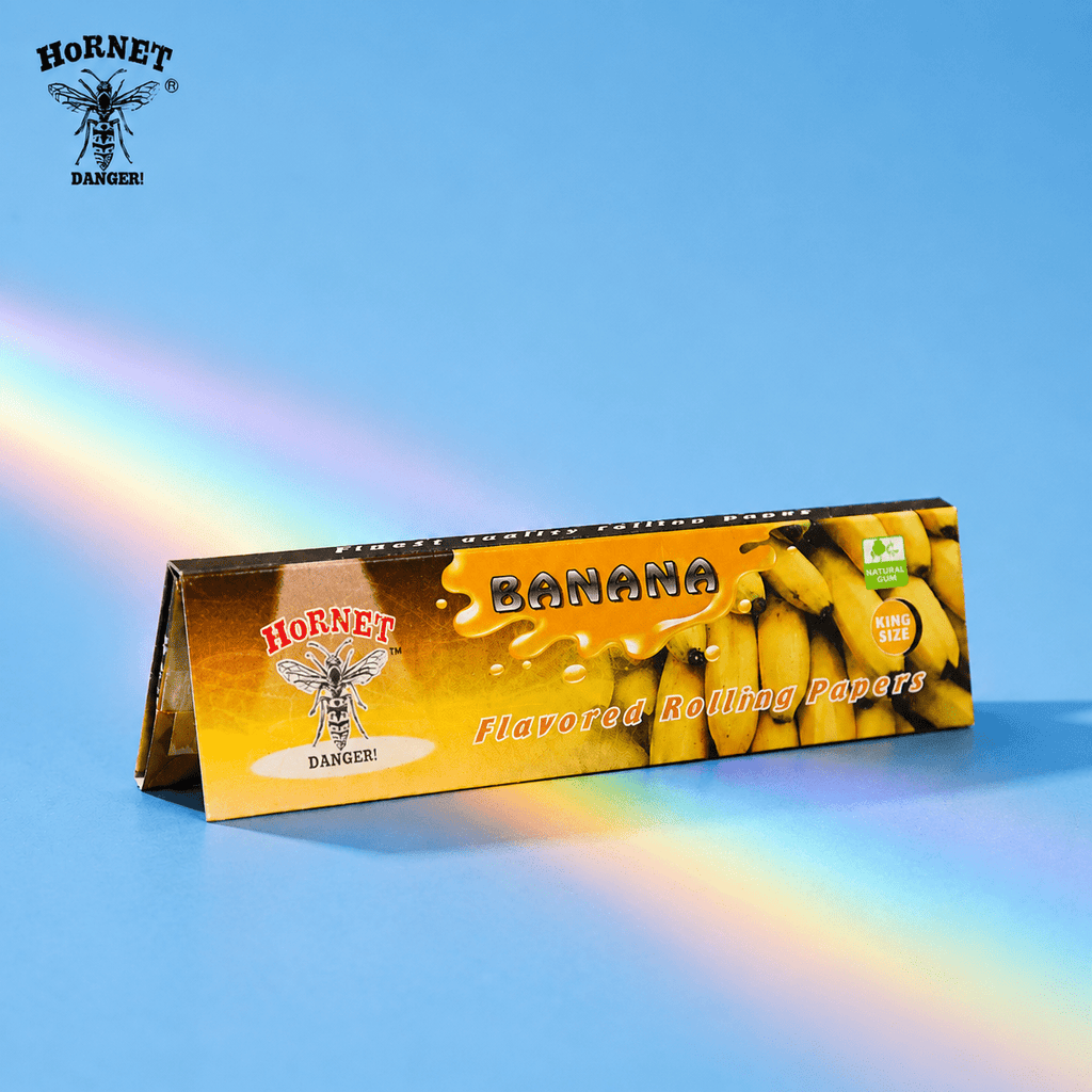 Hornet Flavored Rolling Paper King Size - Banana | Shisha Glass