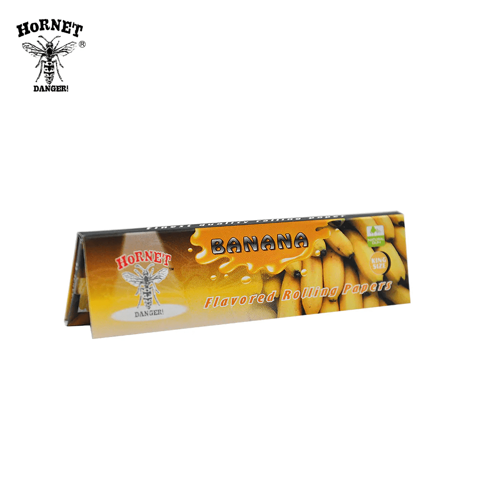 Hornet Flavored Rolling Paper King Size - Banana | Shisha Glass