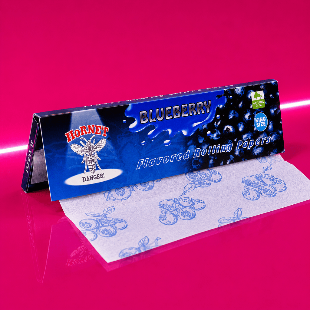 Hornet Flavored Rolling Paper King Size - Blueberry | Shisha Glass
