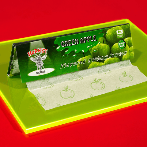 Hornet Flavored Rolling Paper King Size - Green Apple | Shisha Glass