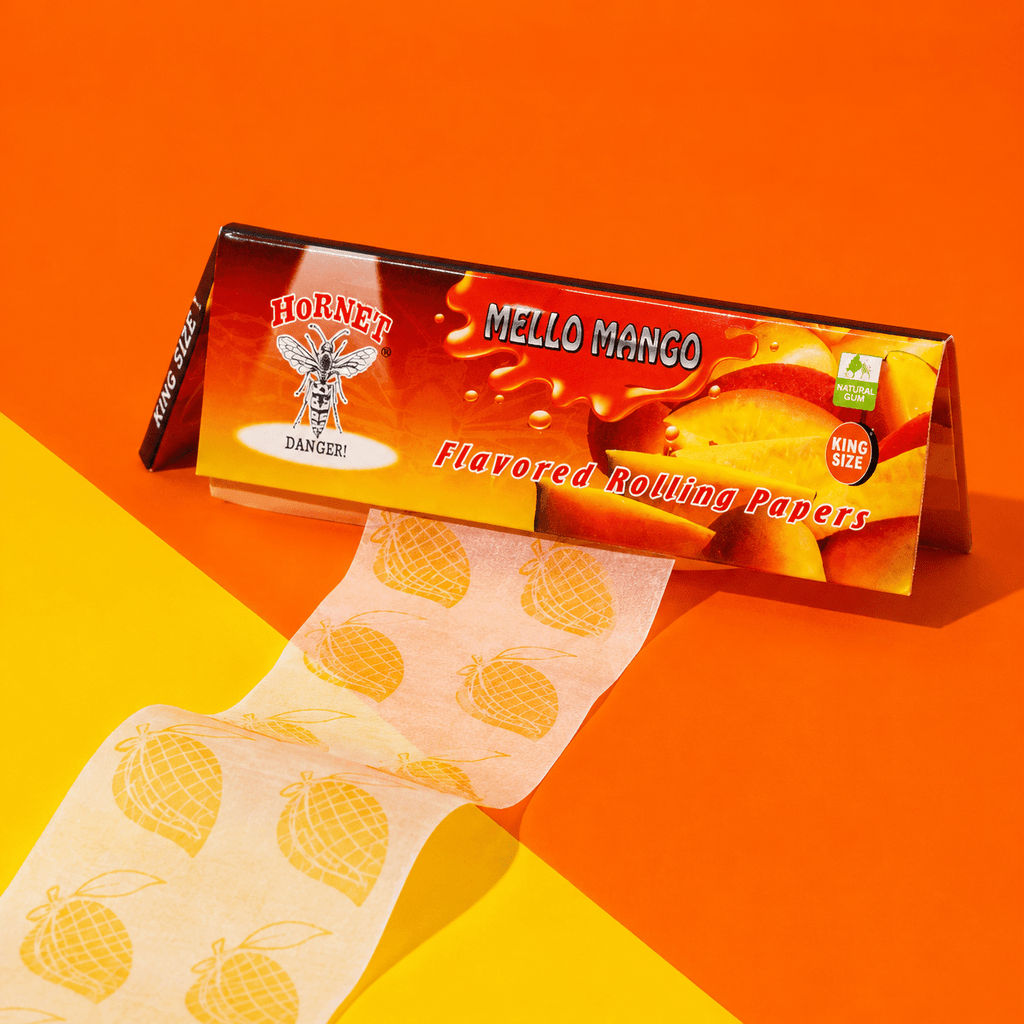 Hornet Flavored Rolling Paper King Size - Mello Mango | Shisha Glass