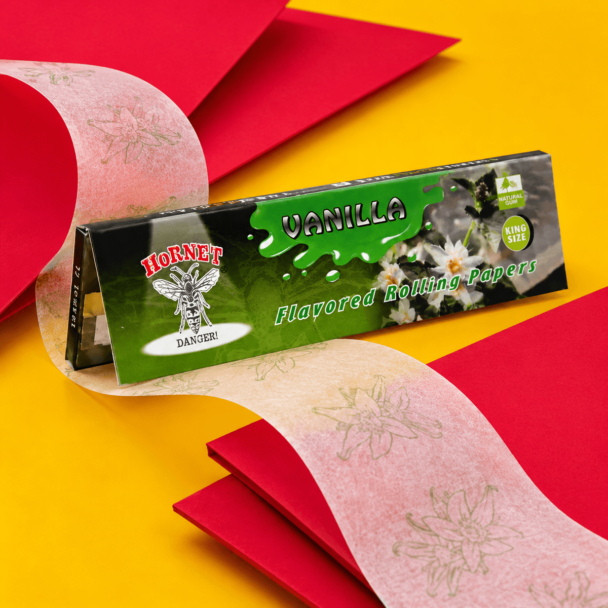 Hornet Flavored Rolling Paper King Size - Vanilla | Shisha Glass