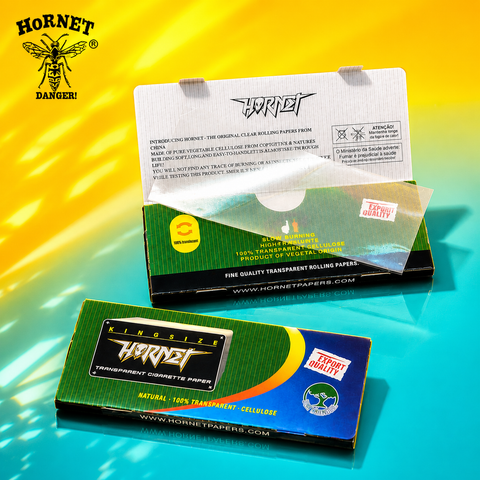Hornet Transparent Rolling Paper | Shisha Glass
