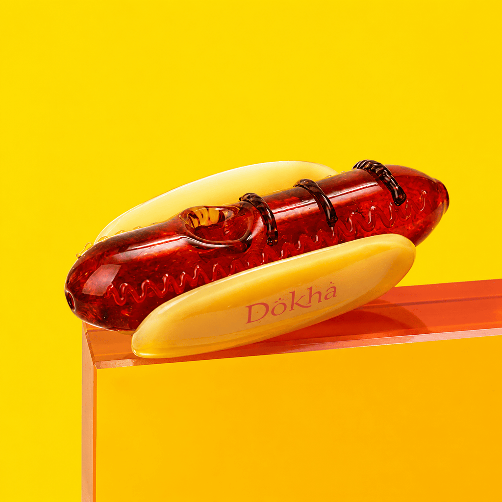 Hot Dog Glass Smoking Pipe | Shisha Glass