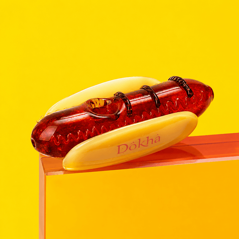 Hot Dog Glass Smoking Pipe | Shisha Glass