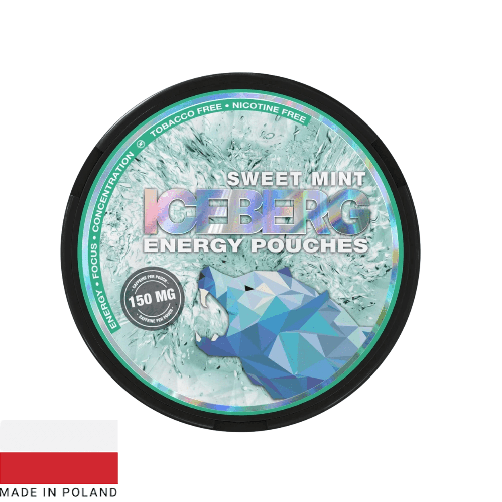 ICEBERG Sweet Mint Caffeine Pouch | Shisha Glass