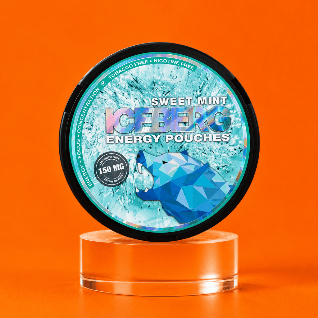 ICEBERG Sweet Mint Caffeine Pouch | Shisha Glass