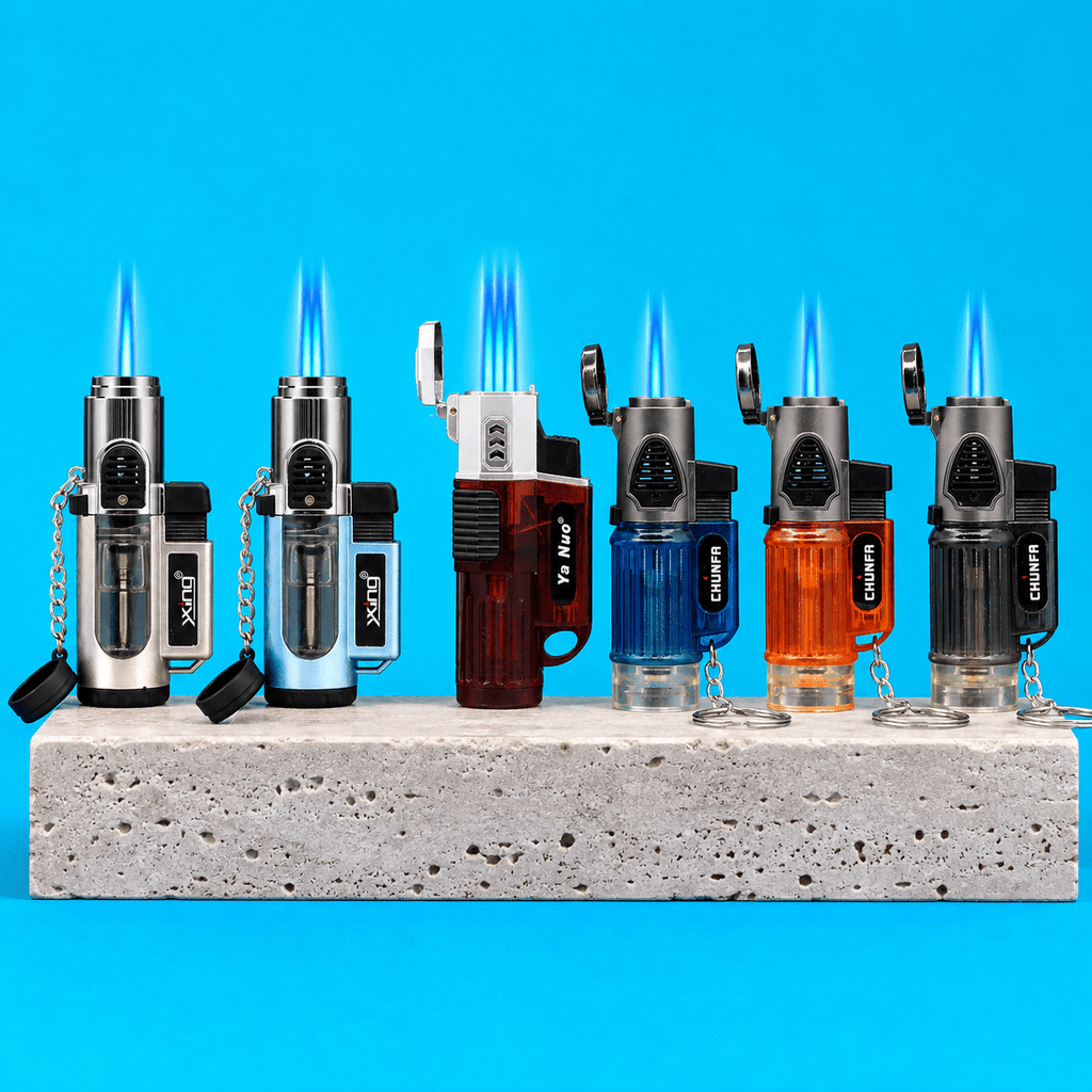 Jet Flame Kiwi Lighter Premium JJ17 | Shisha Glass