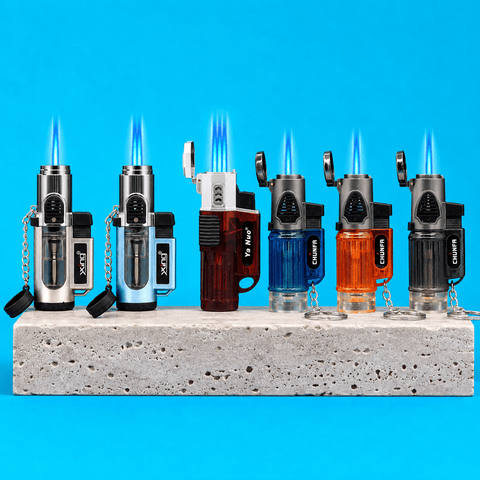 Jet Flame Kiwi Lighter Premium JJ17 | Shisha Glass