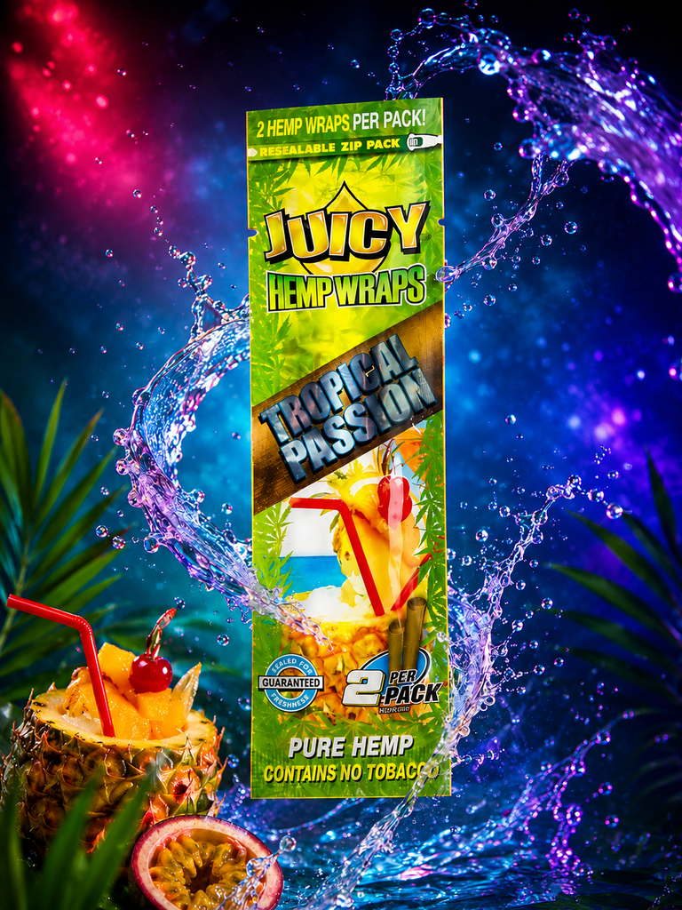 Juicy Hemp Wrap Tropical | Shisha Glass