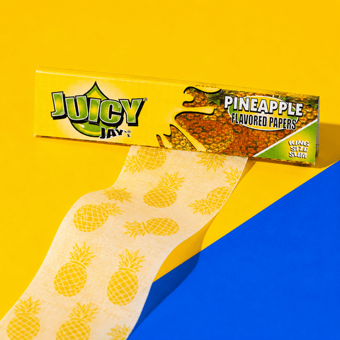 Juicy Jay Pineapple King Size (Slim) Paper | Shisha Glass