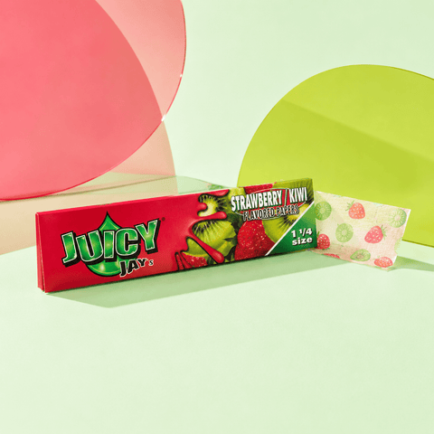 Juicy Jay Strawberry Kiwi 1 1/4 Paper | Shisha Glass