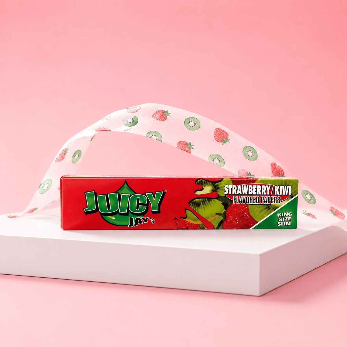 Juicy Jay Strawberry Kiwi King Size (Slim) Paper | Shisha Glass
