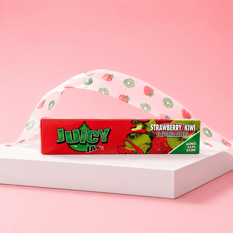 Juicy Jay Strawberry Kiwi King Size (Slim) Paper | Shisha Glass