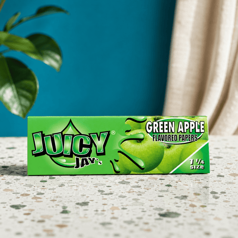 Juicy Jay's Green Apple 1 1/4 Paper | Shisha Glass