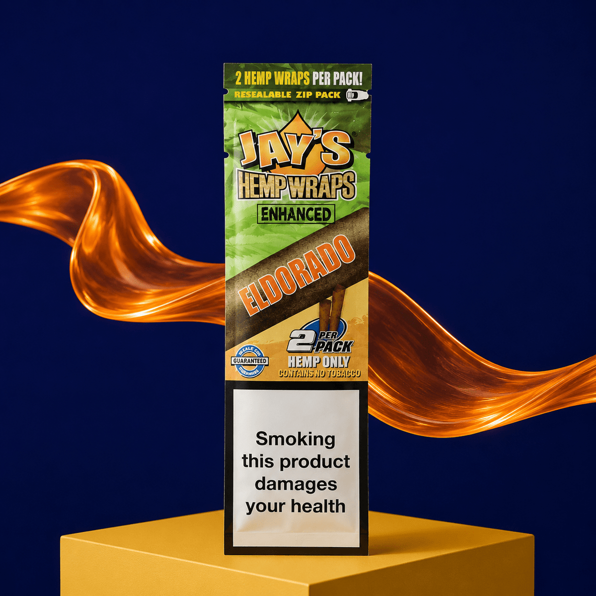 Juicy Jay's Hemp Wrap Enhanced Eldorado 2pk | Shisha Glass