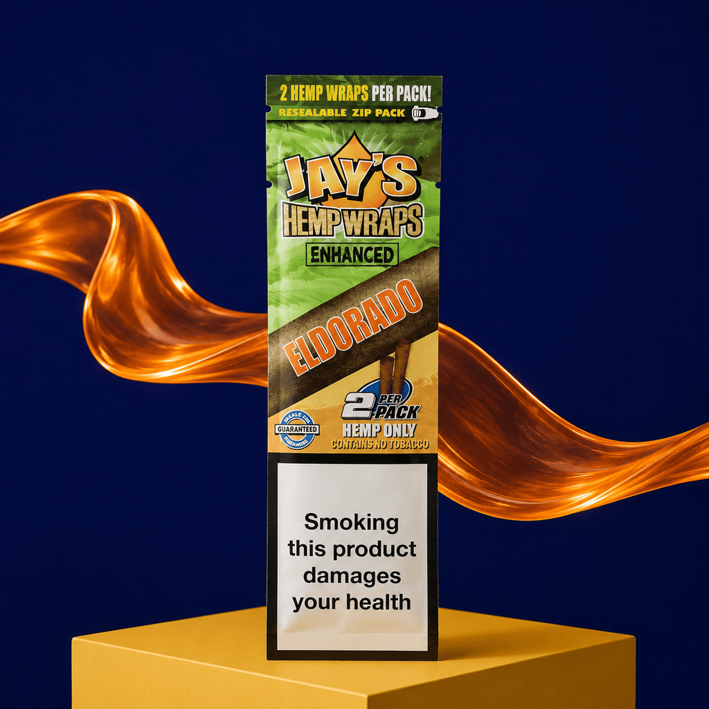 Juicy Jay's Hemp Wrap Enhanced Eldorado 2pk | Shisha Glass