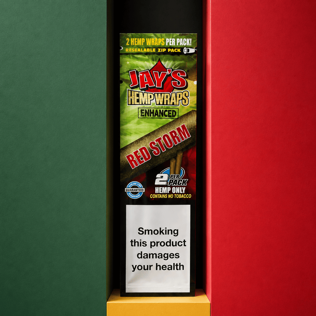 Juicy Jay's Hemp Wrap Enhanced Red Storm 2pk | Shisha Glass