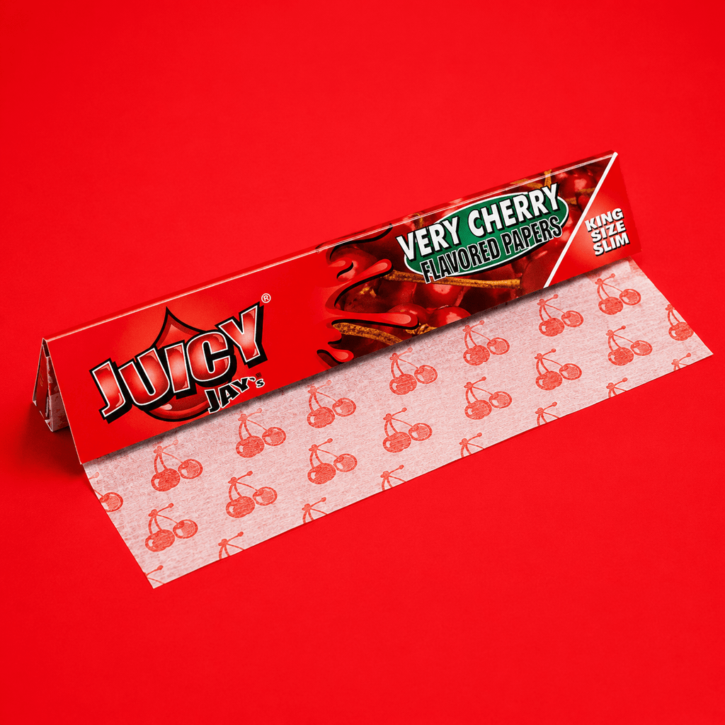 Juicy Jay's Very Cherry King Size (Slim) Paper | Shisha Glass