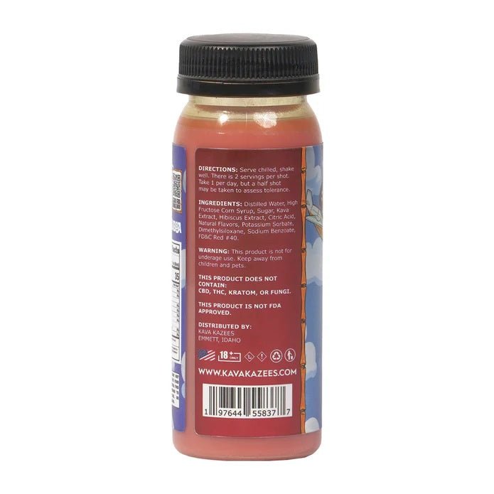 Kava Kazees 1000mg Shot – 4oz Bottle | Shisha Glass