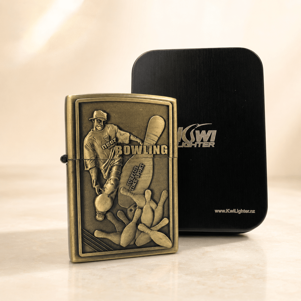 Kiwi Lighter Mr Bowling | Shisha Glass