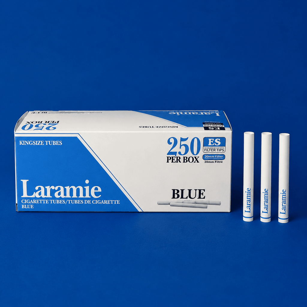 Laramie Blue King Size Tubes | Shisha Glass